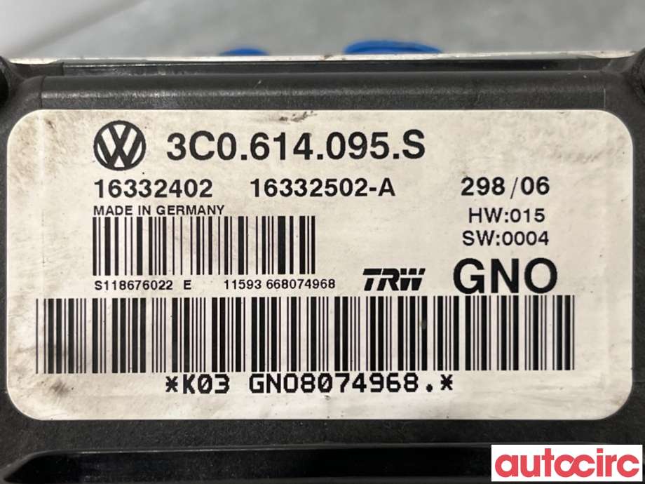 ABS sentral til VW Passat 2005-2010 (B6) (B6) (VOLKSWAGEN|3C0614109A|16332502-A|3C0614095S)