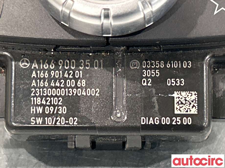 Bryter diverse til Mercedes ML 2011-2015 (Fase 1) (W166) (W166) (MERCEDES|A1669003501)