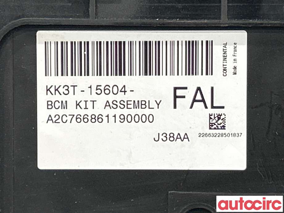 Sikringsboks til Ford Transit Custom 2013-2023 (Type I)  (FORD|2614132||KK3T-15604-FAL)