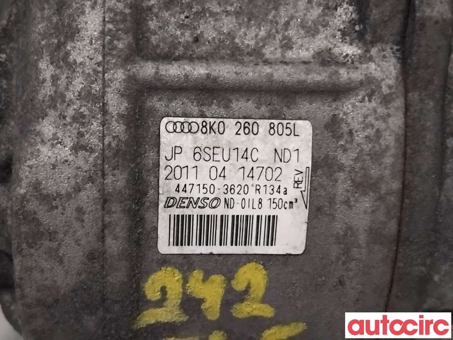 Aircondition kompressor til Audi A5 2007-2016 (Type I)  (AUDI|8K0260805L|447150-3620)