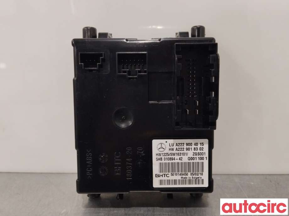 Styreenhet klima/aircondition til Mercedes C-Klasse, 2018-2021 (Fase 2) (W205) (W205) (MERCEDES|A2229004015)