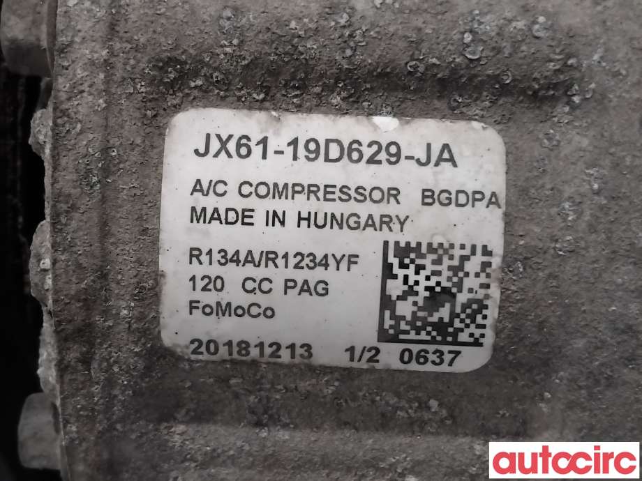 Aircondition kompressor til Ford Transit Connect 2018-->> Type II, Fase 2  (FORD|2595988||JX61-19D629-JA)