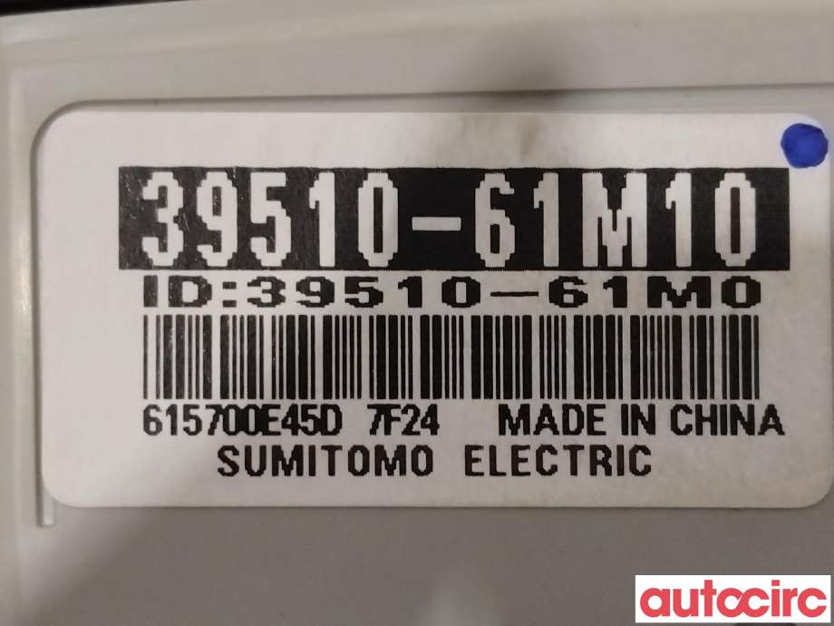 Varmeapparat betjening til Suzuki SX4 S-CROSS 2013-->> (Type II)  (SUZUKI|39510-61M10-BKZ|39510-61M10)