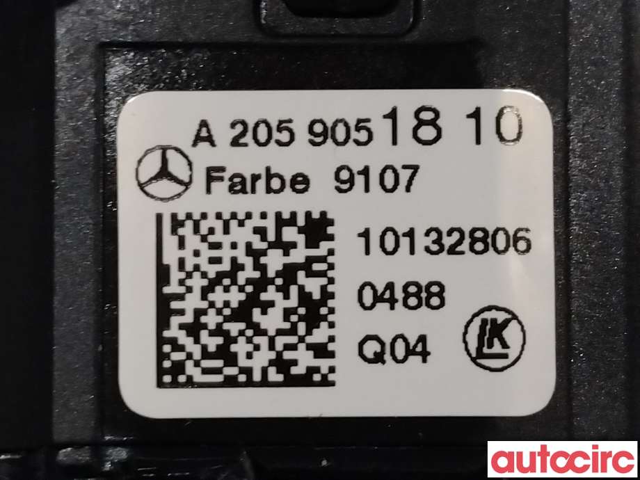 Bryter lys til Mercedes C-Klasse 2018-2021 (Fase 2) (W205) (W205) (MERCEDES|A2059051810)