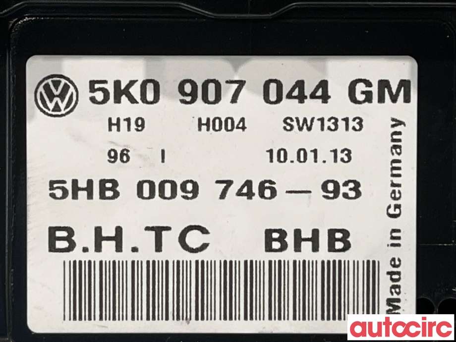 Varmeapparat betjening til VW Tiguan 2011-2016 (Type I, Fase 2)  (VOLKSWAGEN|5K0907044HD|5K0907044GM)