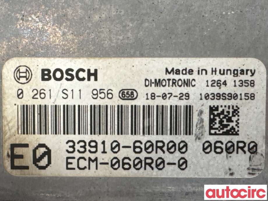 Styreenhet motor til Suzuki Vitara 2015-->> (Type IV)  (SUZUKI|33910-60R00|0261S11956)