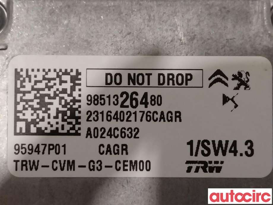 Kamera til Opel Mokka E 2020-->> (Type II) (OPEL|1681047280|9851326480)