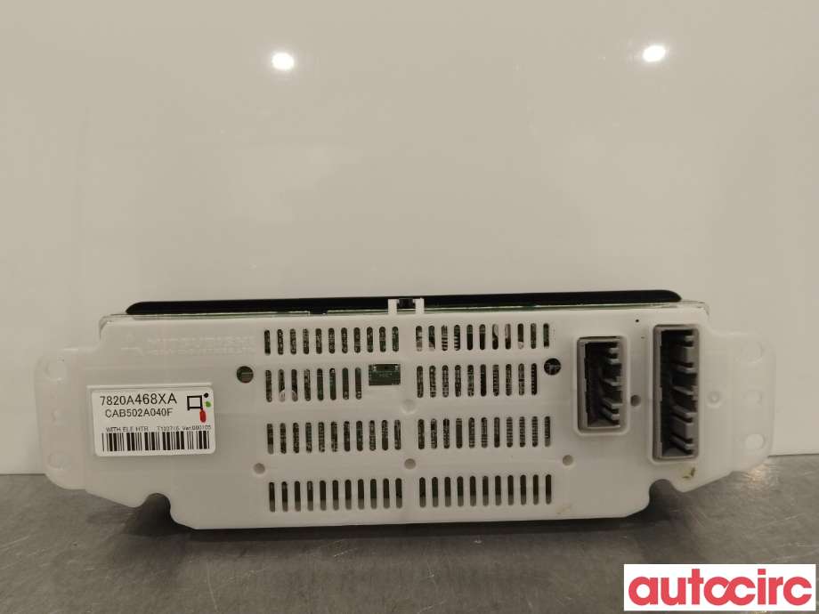 Varmeapparat betjening til Mitsubishi Outlander 2012-2015 (Type III, Fase 1) (MITSUBISHI|7820A468XA|CAB502A040F)