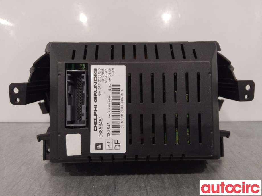 Multimedia display (MCU - Media Controller Unit) til Opel Antara 2007-2013  (OPEL|96858451|28107805|95407966)