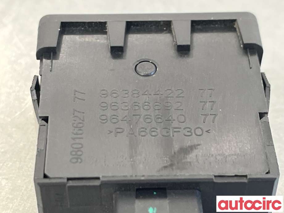 Bryter diverse til Peugeot 2008 2013-2019 (Type I)  (PEUGEOT|98016627ZD)