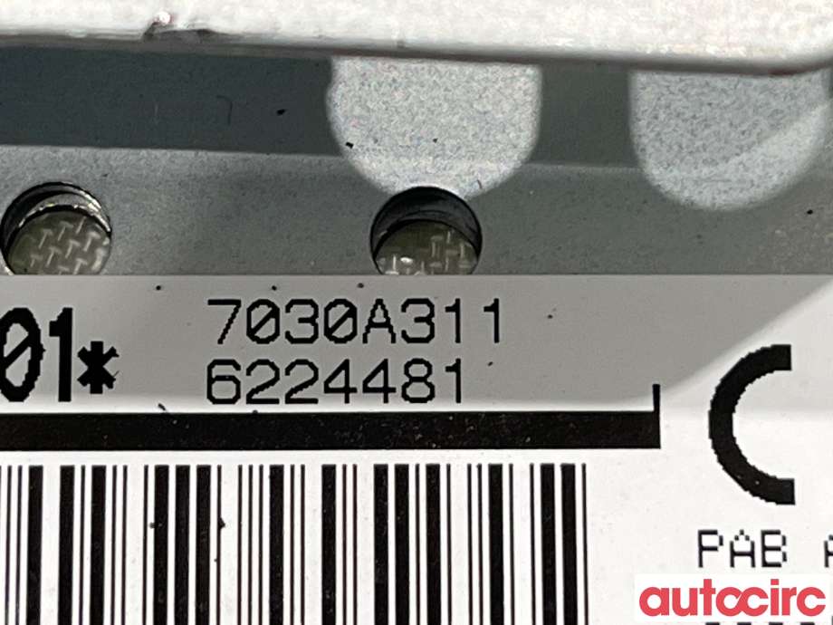 Airbag passasjer til Mitsubishi Outlander 2015-->> (Type III, Fase 2)  (MITSUBISHI|7030A311)