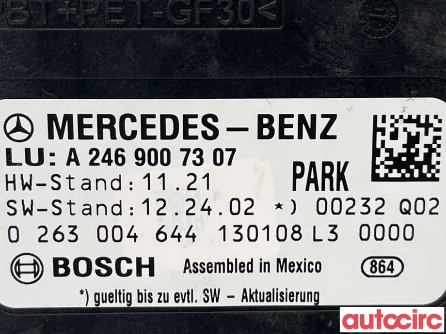 Styreenhet parkering til Mercedes A-Klasse 2012-2018 (W176) (W176) (MERCEDES|A2469007307)