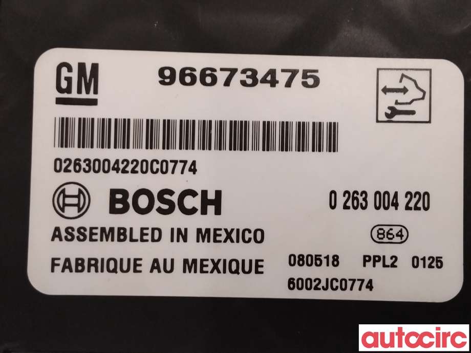 Styreenhet diverse til Opel Antara 2007-2013  (OPEL|96955189|0263004220|96673475)