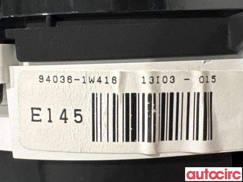 Instrumentpanel til Kia Rio 2011-2017 Type III  (KIA|940361W416|13103-015|94036-1W416)