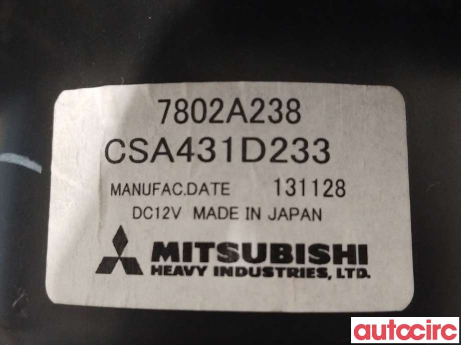 Varmeapparat motor til Mitsubishi Outlander 2012-2015 (Type III, Fase 1)  (MITSUBISHI|7802A238|CSA431D233)