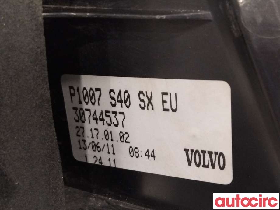 Baklykt høyre til Volvo S40 2008-2012 (Type II, Fase 2)  (VOLVO|30763496|P1007S40SX-EU|30744537)