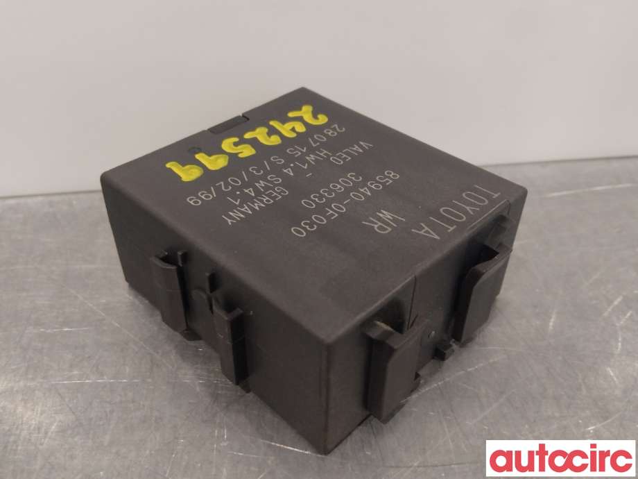 Rele diverse til Toyota Avensis 2015-2019 (Type III, Fase 2) (TOYOTA|859400F030)