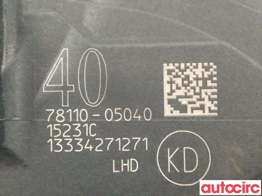 Pedal gass til Toyota Avensis 2015-2019 (Type III, Fase 2)  (TOYOTA|7811005040)