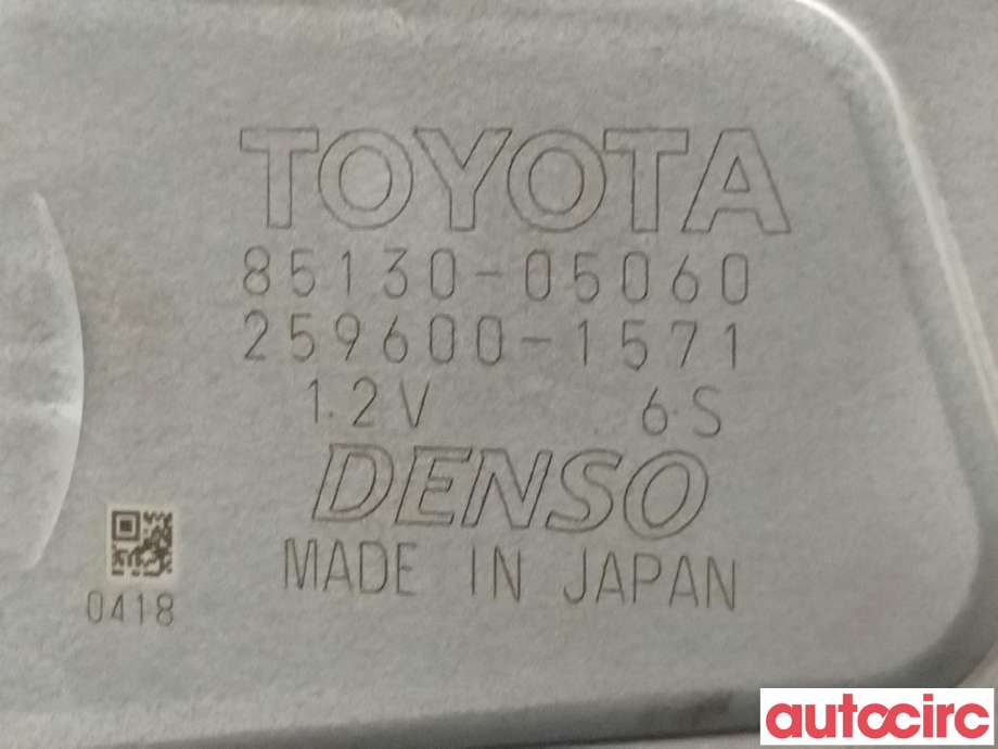 Viskermotor bakrute til Toyota Avensis 2015-2019 (Type III, Fase 2) (TOYOTA|8513005060)
