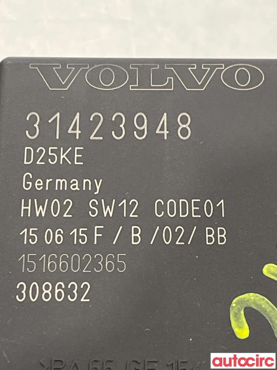 Styreenhet parkering til Volvo V40 2012-2019  (VOLVO|31423948)