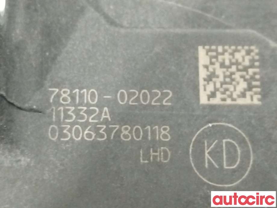 Pedal gass til Toyota Avensis 2009-2015 (Type III, Fase 1)  (TOYOTA|7811002022)