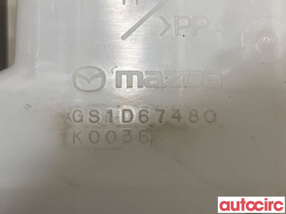 Spylertank til Mazda 6 2008-2010 (Type II, Fase 1) (MAZDA|GS1M-67-480E||GS1D67480)