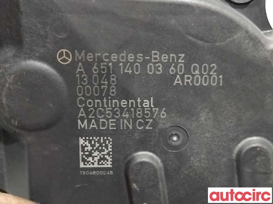 EGR-ventil til Mercedes ML 2011-2015 (Fase 1) (W166) (W166) (MERCEDES|A6511400860|A2C53418576|A6511400360)