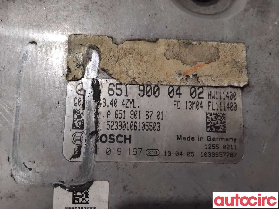 Styreenhet motor til Mercedes ML 2011-2015 (Fase 1) (W166) (W166) (MERCEDES|A6519000402|)