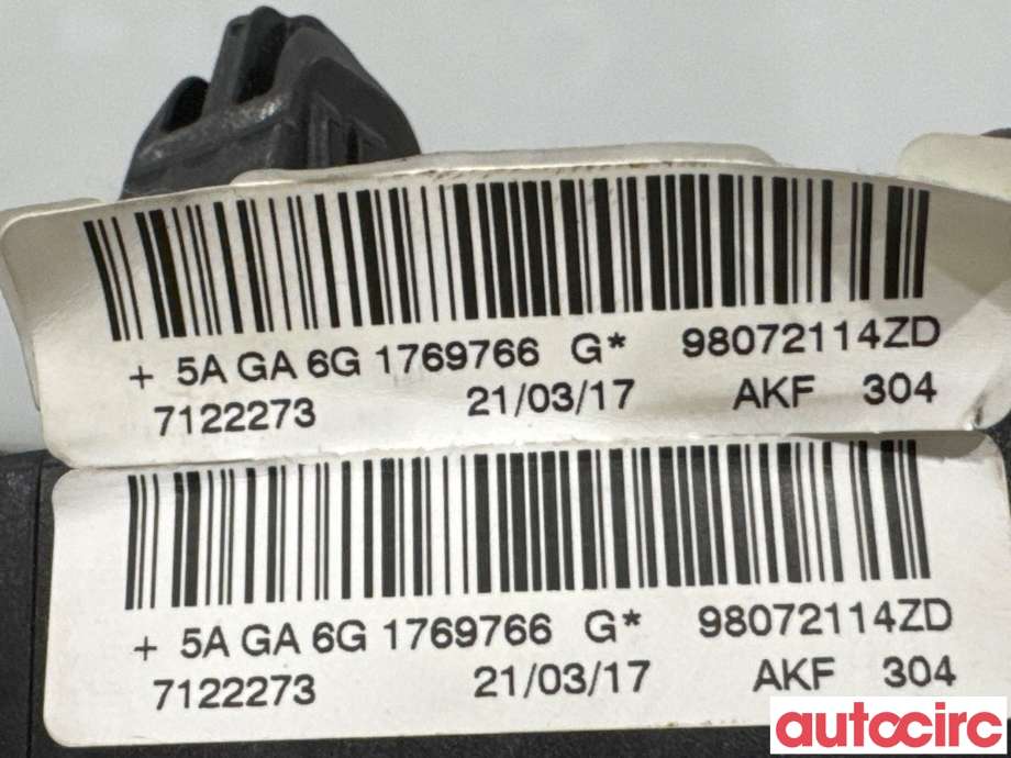 Airbag rattpute til Peugeot 2008 2013-2019 (Type I)  (PEUGEOT|98072114ZD|)