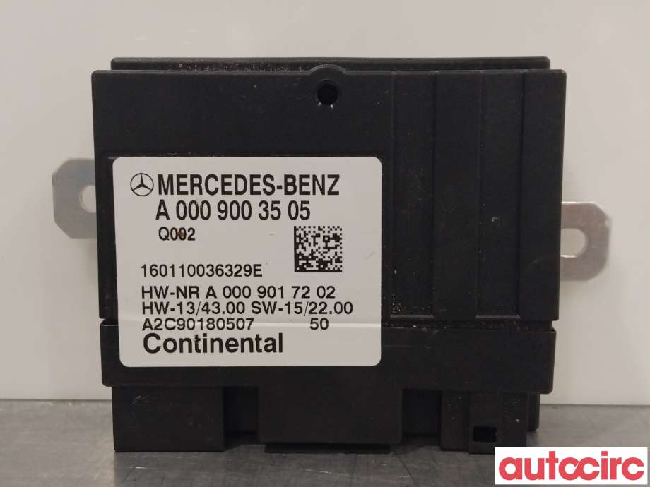 Styreenhet drivstoffpumpe til Mercedes GLC 2015-2022 (X253) (X253) (MERCEDES|A0009003505)