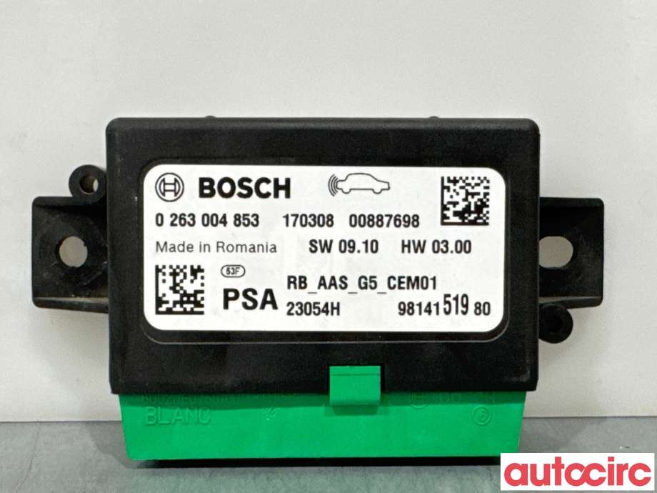 Styreenhet parkering til Peugeot 2008 2013-2019 (Type I) (PEUGEOT|1610380880|0263004853|9814151980)