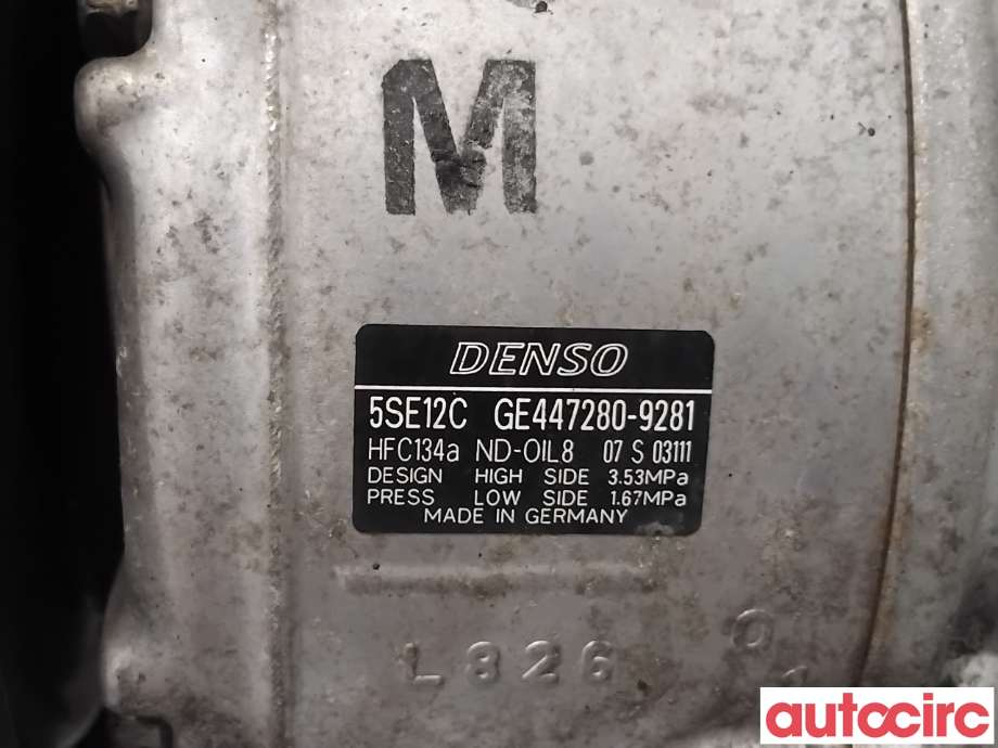 Aircondition kompressor til Toyota Avensis 2015-2019 (Type III, Fase 2) (TOYOTA|883100F050|447280-9281|)