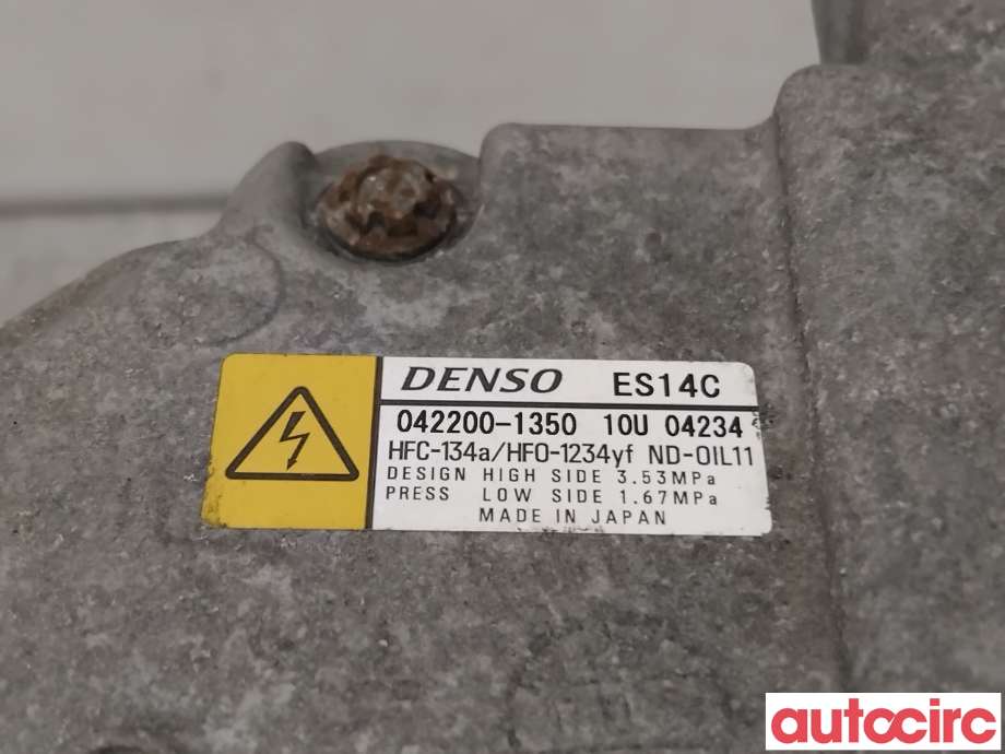 Aircondition kompressor til Toyota Yaris 2014-2020 (Type III, Fase 2)  (TOYOTA|8837052012|042200-1350|)