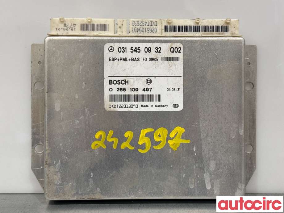 Styreenhet antispinn til Mercedes S-Klasse, 1999-2005 (W220) (W220) (MERCEDES|A0315450932)