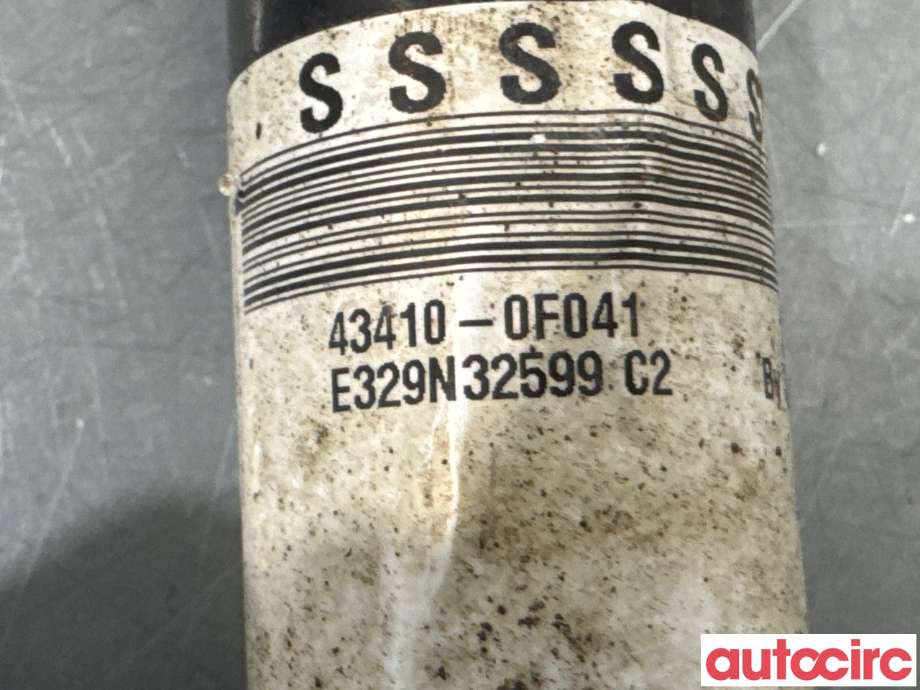 Drivaksel høyre foran til Toyota Auris 2013-2015 (Type II, Fase 1)  (TOYOTA|434100F041||434100F090)