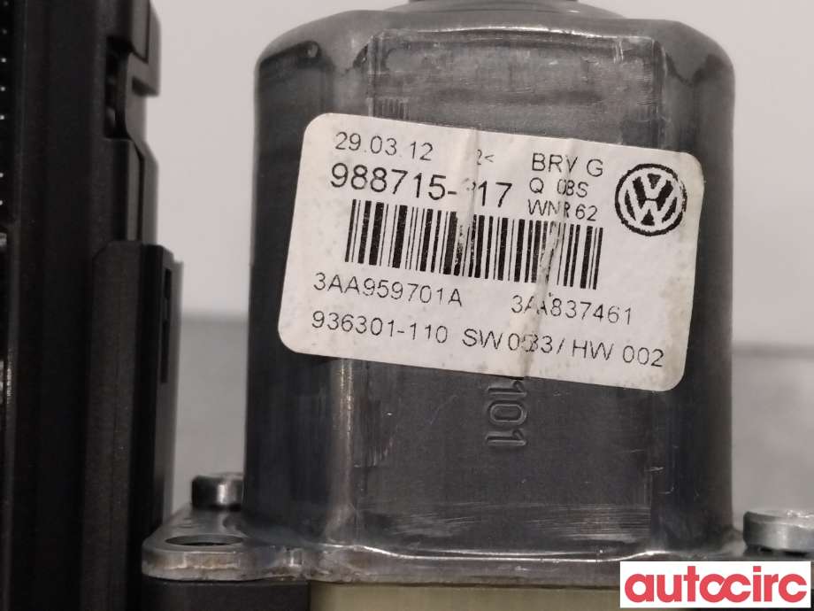 Ruteheis venstre foran til VW Passat 2011-2015 (B7) (B7) (VOLKSWAGEN|3AA959701A|0130822451)