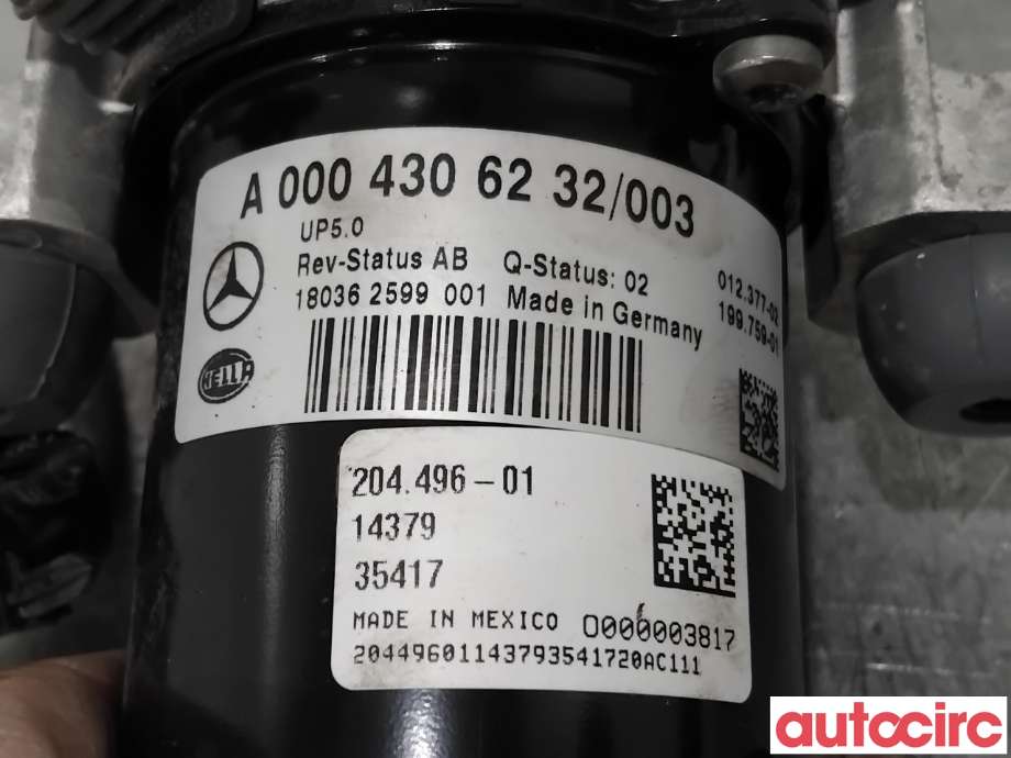 Vakuumpumpe til Mercedes C-Klasse 2018-2021 (Fase 2) (W205) (W205) (MERCEDES|A0004306232|204496-01)