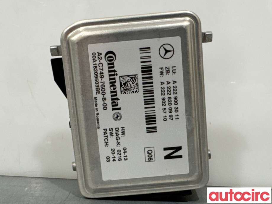 Kamera til Mercedes C-Klasse 2018-2021 (Fase 2) (W205) (W205) (MERCEDES|A2479005510|A2-C749-7600-8-00|A2479002316)