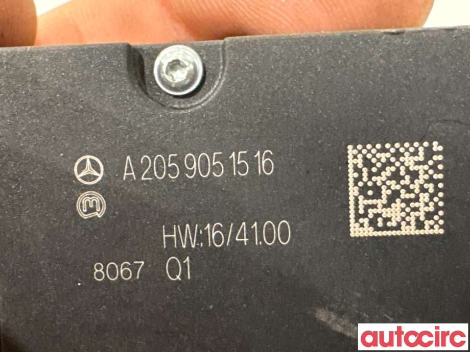Bryter elektrisk håndbrekk/parkbrems til Mercedes C-Klasse 2018-2021 (Fase 2) (W205) (W205) (MERCEDES|A2059051516|)