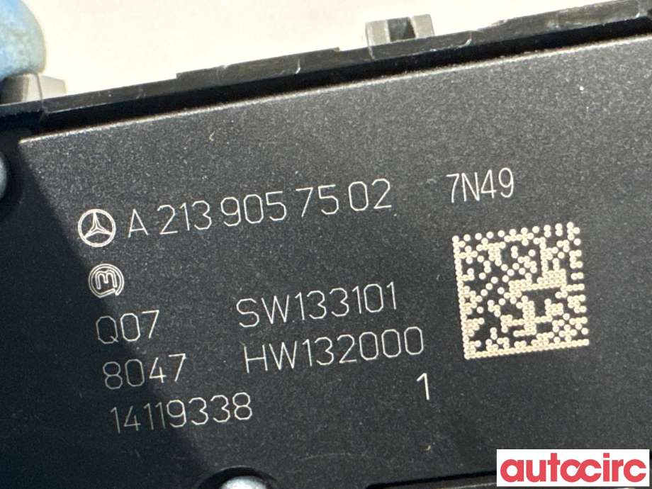Bryter setevarme til Mercedes C-Klasse 2018-2021 (Fase 2) (W205) (W205) (MERCEDES|A2139057502|)