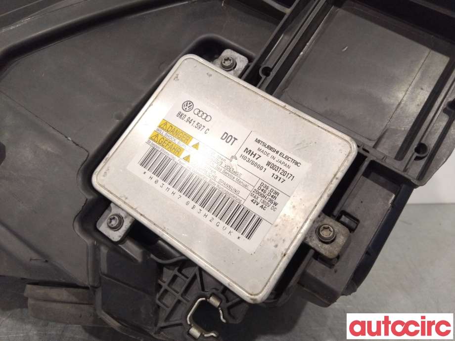 Frontlykt venstre xenon til Audi A5 2007-2016 (Type I)  (AUDI|8T0941029AK)