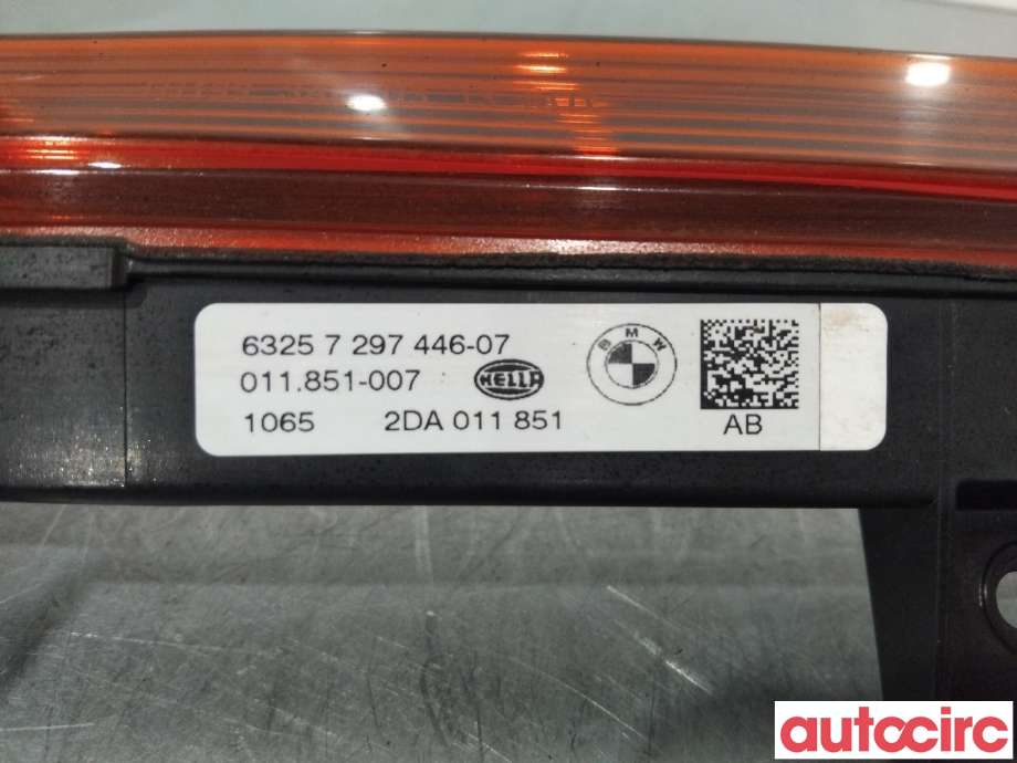 Baklykt bremselys bakrute til BMW 2-Serie 2014-2021 (F22/F23) (F22/F23) (BMW|63257297446|2DA011851)