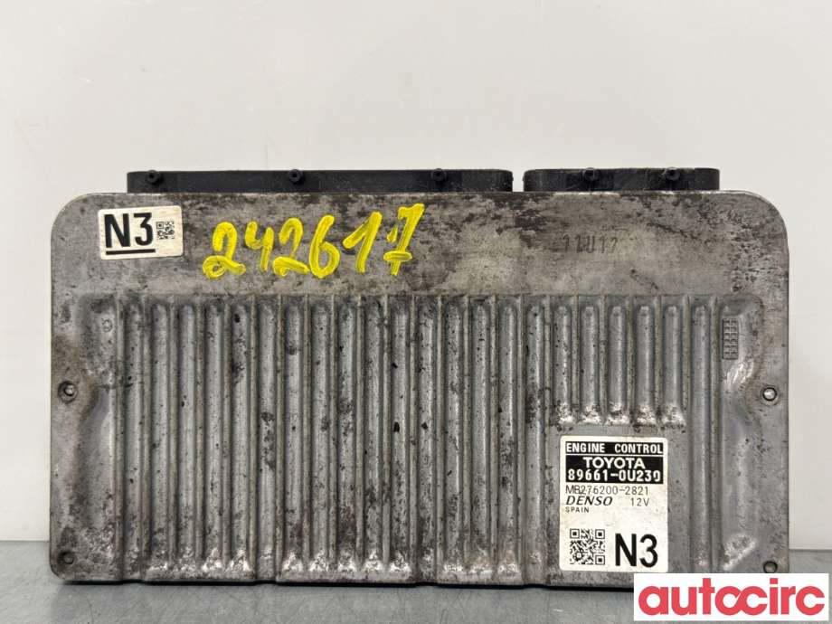 Styreenhet motor til Toyota Yaris 2014-2020 (Type III, Fase 2) (TOYOTA|896610U230|MB276200-2821|89661-0U230)