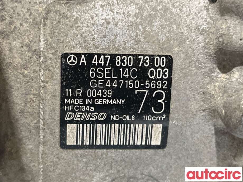 Aircondition kompressor til Mercedes Vito 2014-->> (W447) (W447) (MERCEDES|A4478307300|447150-5692|A4478306701)