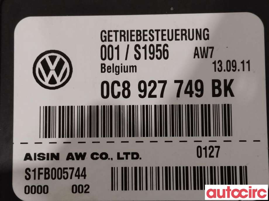 Styreenhet girkasse til Porsche Cayenne 2010-2017 (92A) (92A) (PORSCHE|95861812012|0C8927749BK)