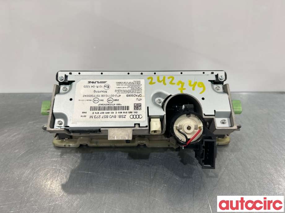 Instrument kjørecomputer til Audi A3 2012-2016 (Type III, Fase 1)  (AUDI|8V0857273M)
