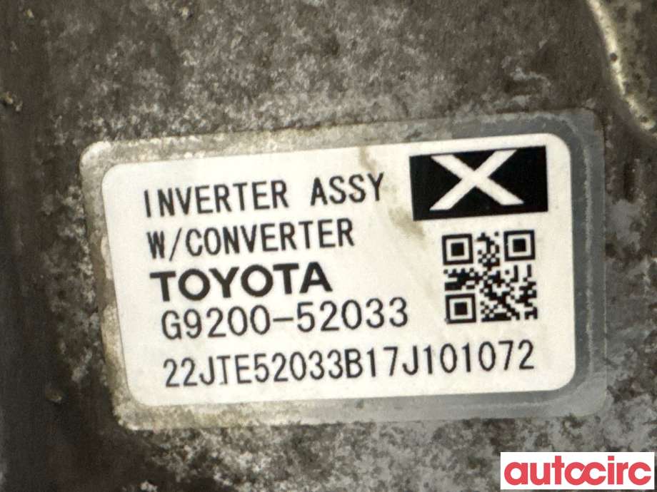 Inverter hybrid til Toyota Yaris 2014-2020 (Type III, Fase 2)  (TOYOTA|G920059047||G9200-52033)