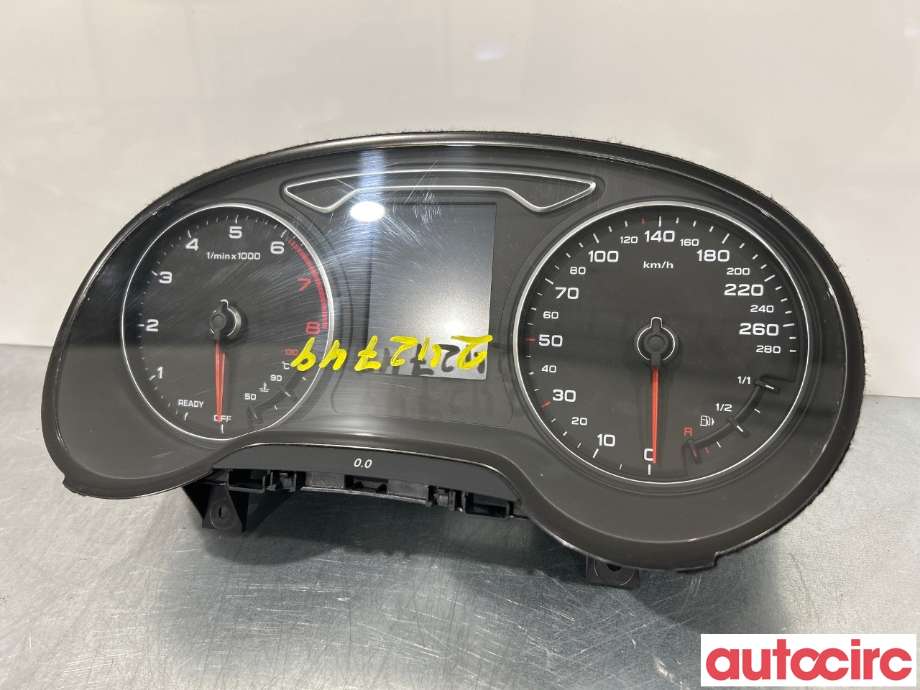 Instrumentpanel til Audi A3 2012-2016 (Type III, Fase 1)  (AUDI|8V0920871R)