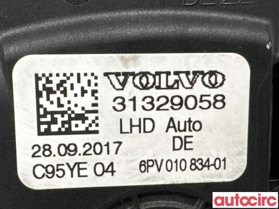 Pedal gass til Volvo V60/V60 CC 2013-2018 (Type I, Fase 2) (VOLVO|31329058|6PV010834-01)