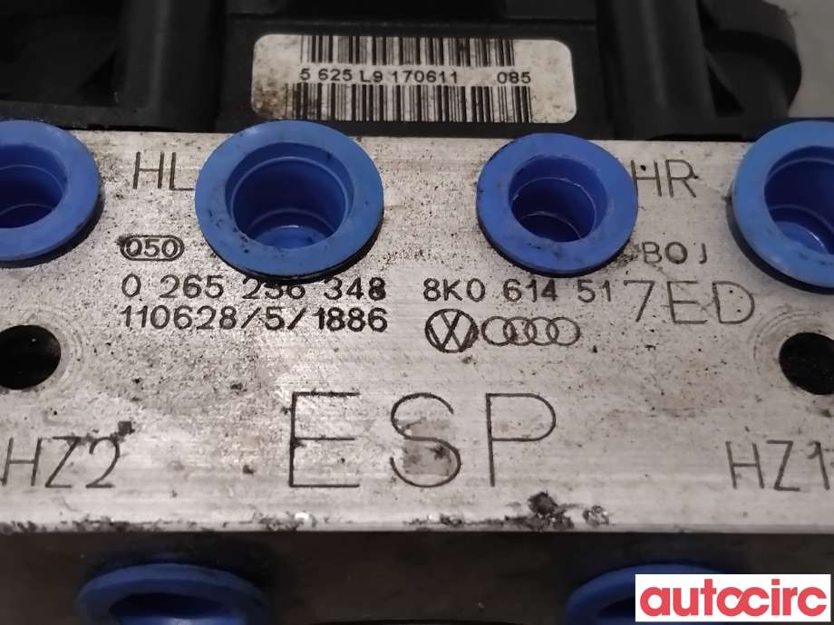 ABS sentral til Audi A5 2007-2016 (Type I)  (AUDI|8K0614517EF|0265236348|8K0614517EK)